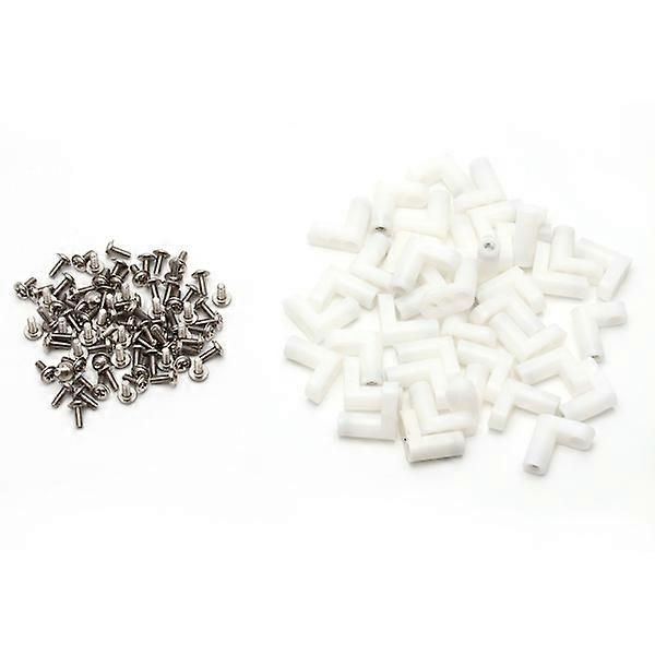 40 Pcs Plastic L PCB Feet With Mounting Screw For Arcade Jamma Game Slot Circuit Board Encoder Bracket Support