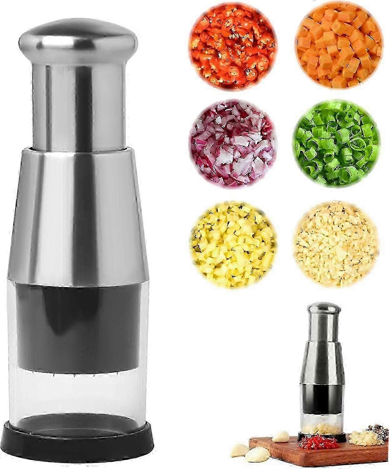 Manual Pressed Chopper Food Chopper for Mincing Garlic Onion Peppers Multifunctional Mini Chopper