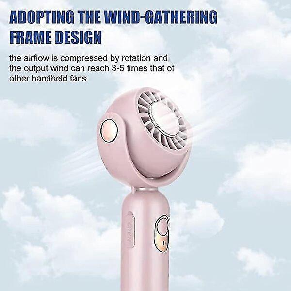 Small portable fan, adjustable wind direction, strong wind and durable