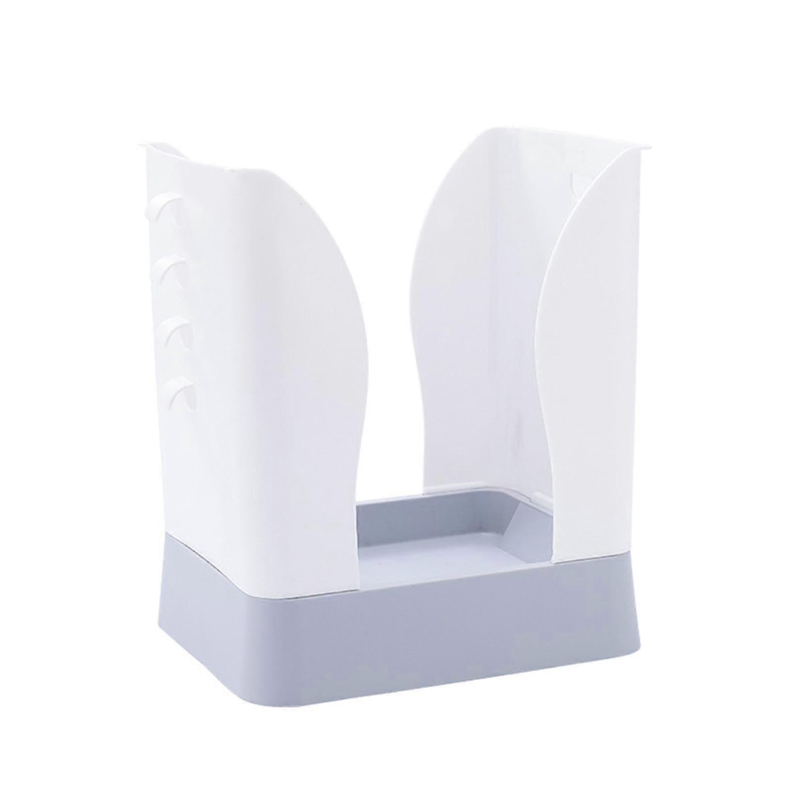 Expandable Plastic Trash Bag Holder for Kitchen and Bathroom