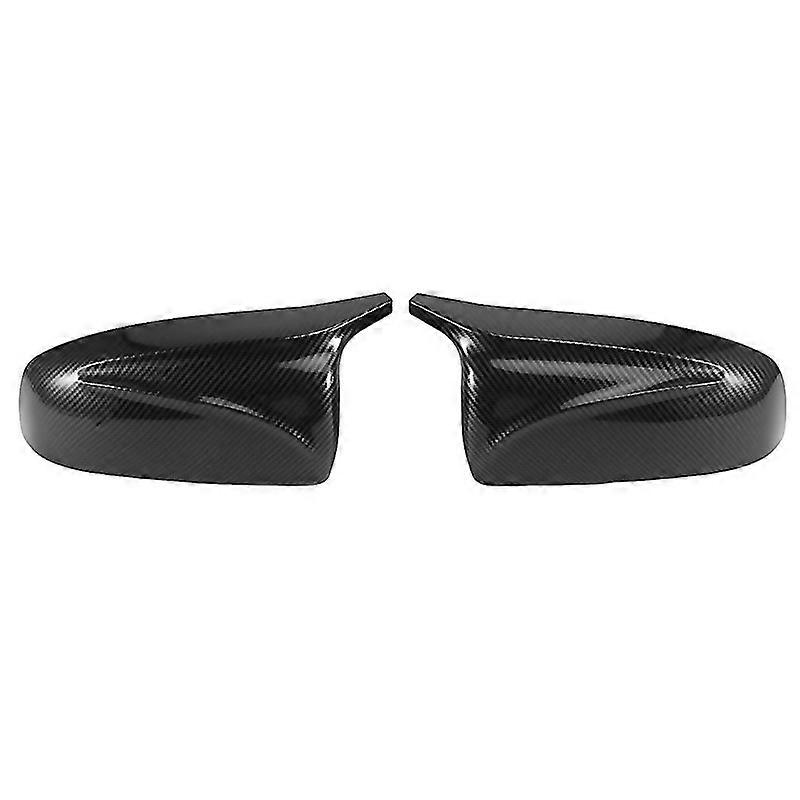 Pour 2pcs Aile latérale Vue arrière Pour X5 E70 X6 E71 Motif en fibre de carbone