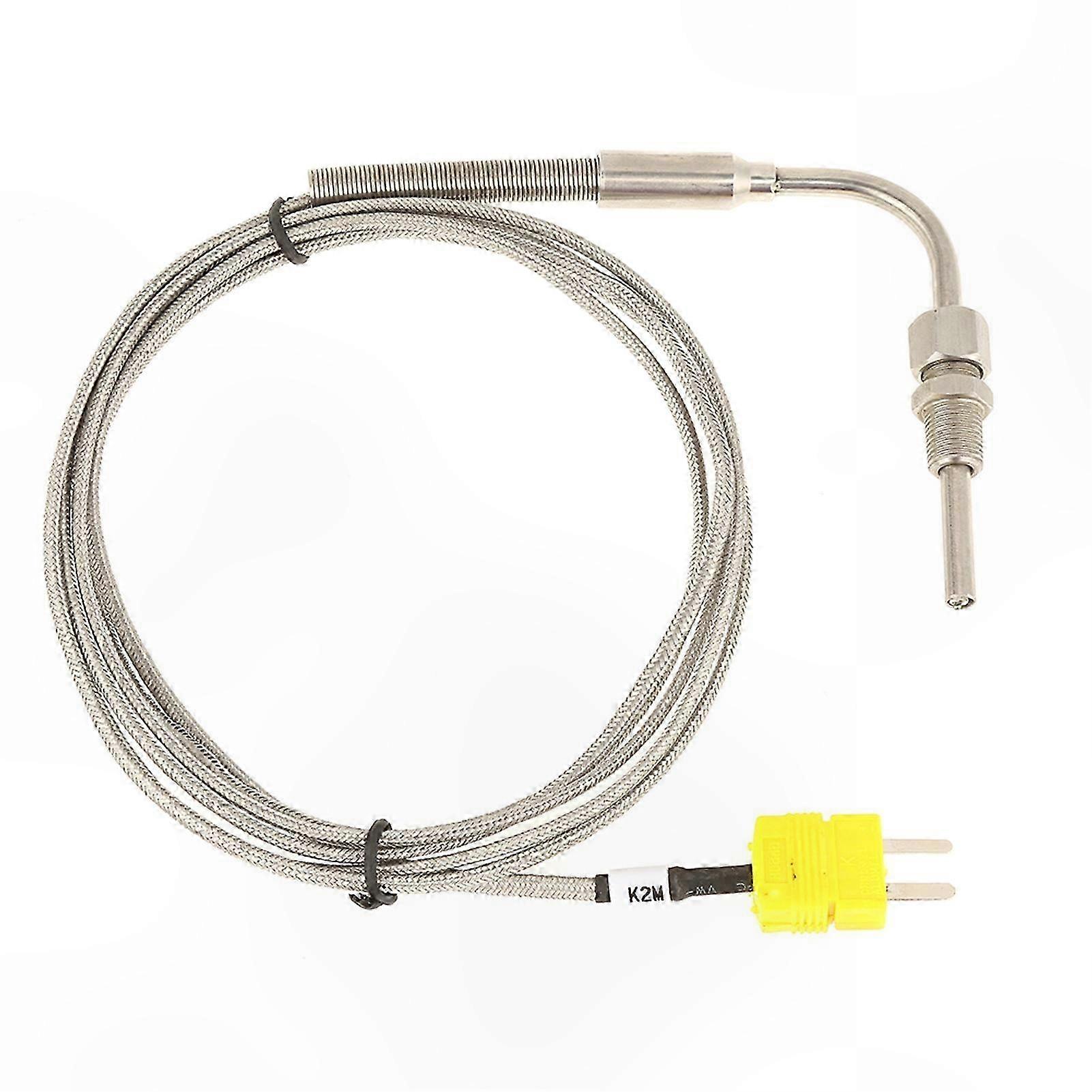 Exhaust Gas Temperature Probe with Exposed Tip and Connector for K-Type Thermocouple Applications