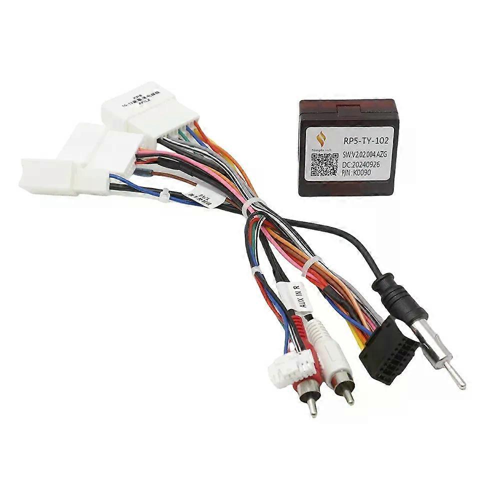 Harness Canbus Box Decoder for TOYOTA PRADO J120 Android Radio Power Cable Adapter for TUNDRA LAND CRUISER REIZ PRIUS SIENNA