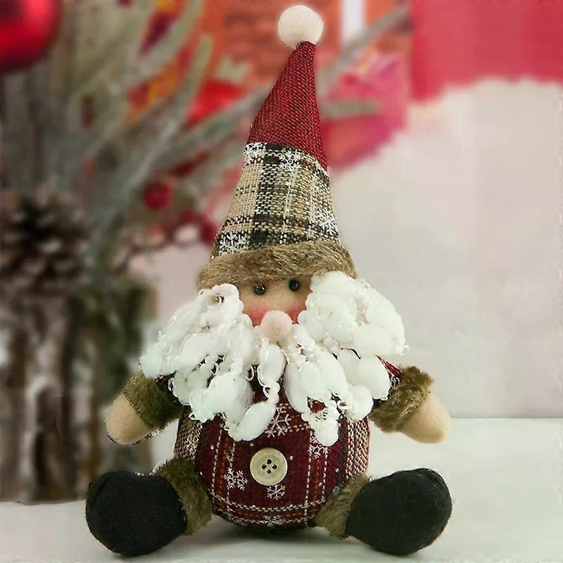 Santa Claus Doll Chirstmas Decorations Home Decor Table Elk Doll Christmas Ornaments Xmas Navidad Gifts Happy New Year 2025
