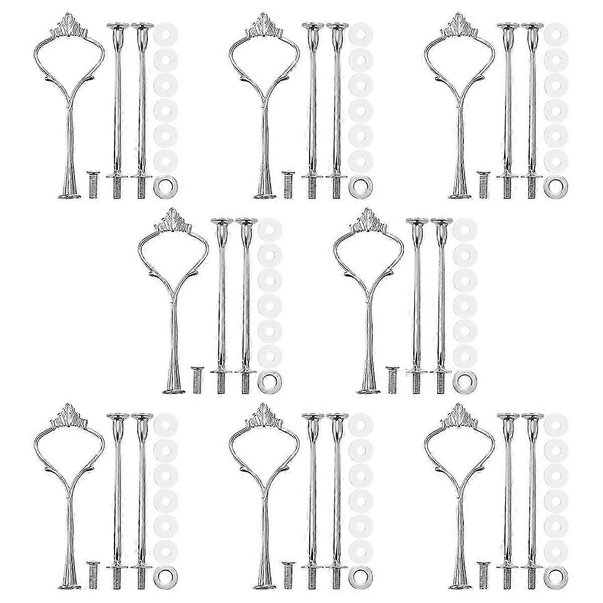 8Pcs Rods For 2/3 Tier Cake Stands And Holders