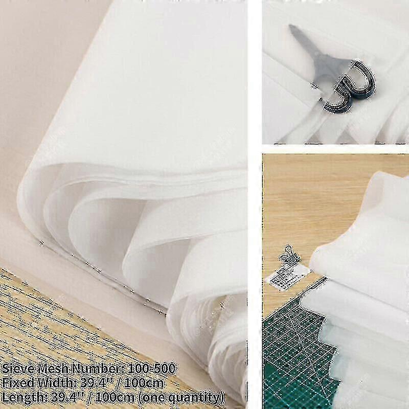 Nylon Filter Mesh Vannbelastning Stoff 1 meter, fint 100-500 mikron nettmateriale for filtrering
