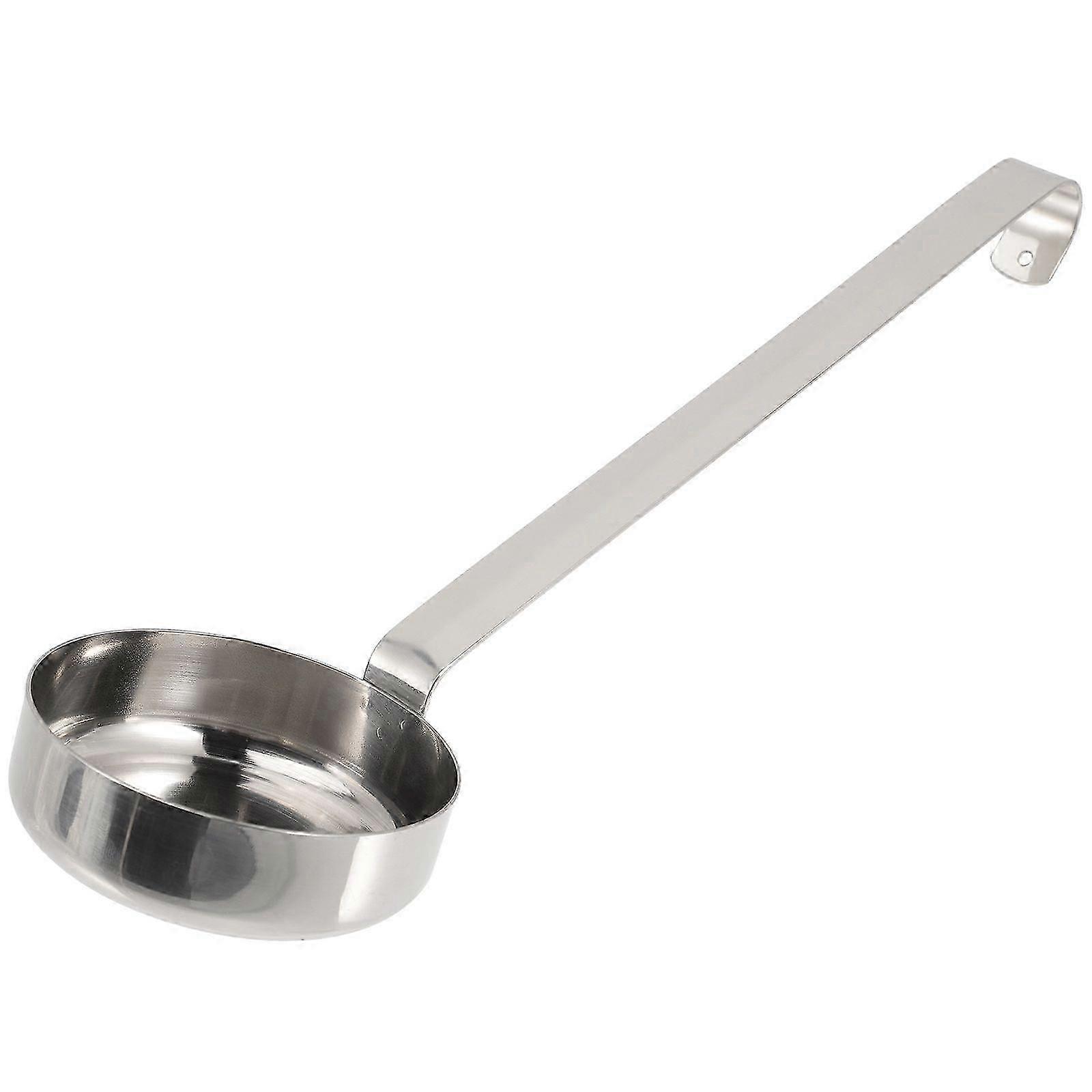 stainless steel measuring spoon for pizza sauce