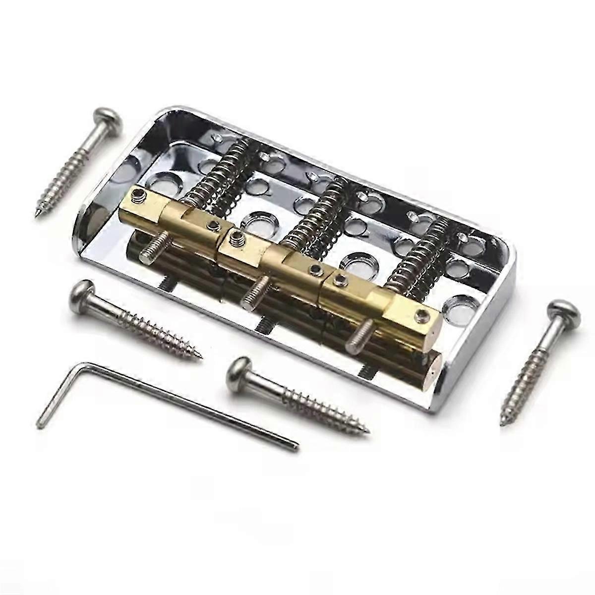 Guitar bridge for enhanced playability with dual load design