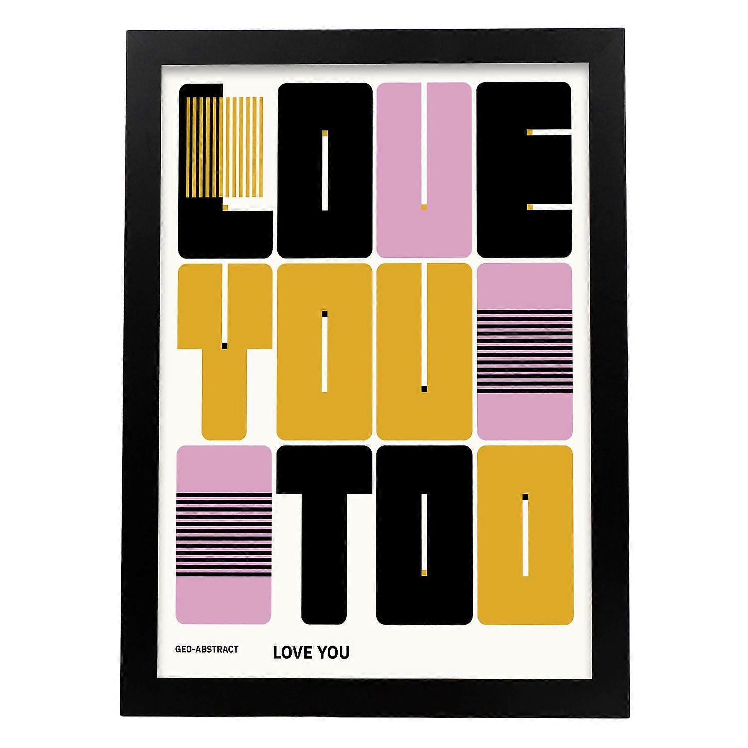 Affiche « Je t’aime aussi »