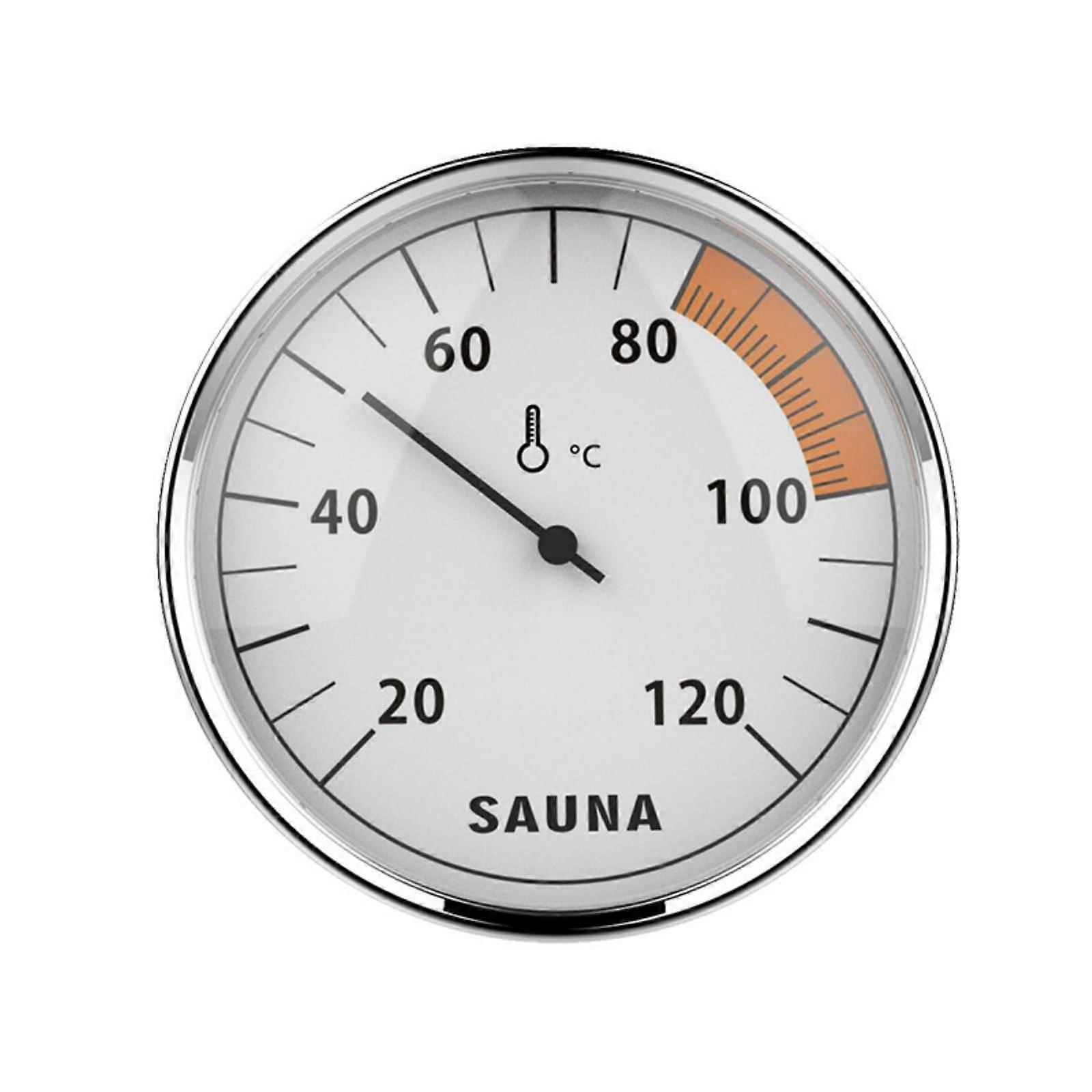 Industrial Aluminum Sauna Thermometers Hygrometer For Room Rustproof Construction Easy Read Dials Temperature Humidity