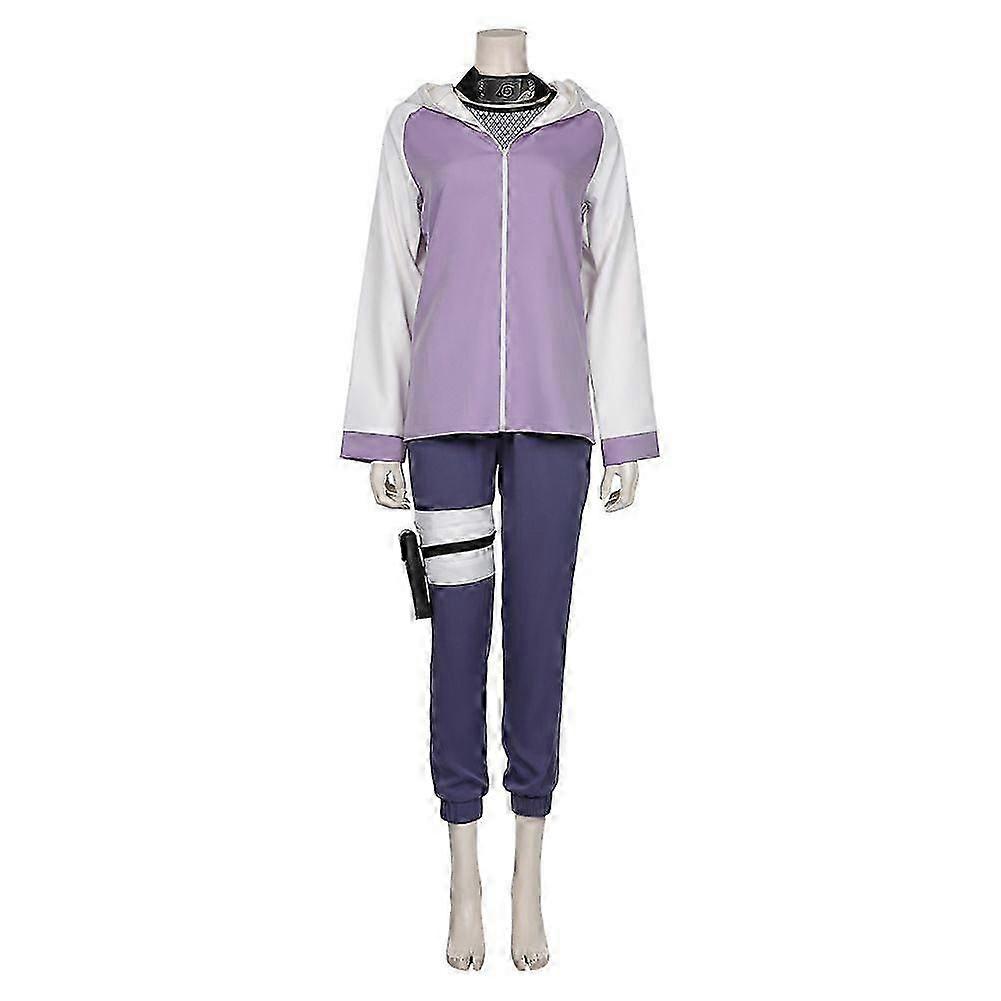 Anime Hyuga Hinata Shippuden Generation Cosplay Costumes Set