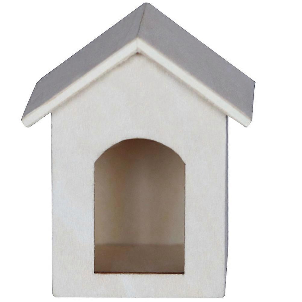 Miniature House Model Wooden Dollhouse Model for Unit