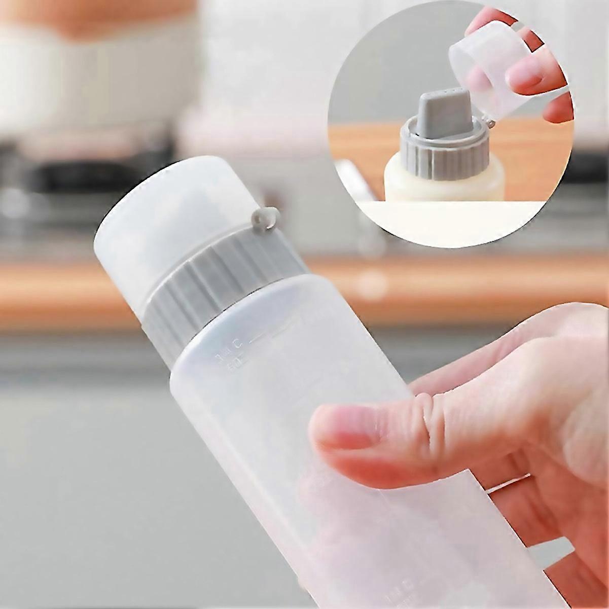 For 5 Holes Condiment Squeeze Bottle Kitchen Sauce Storage Container