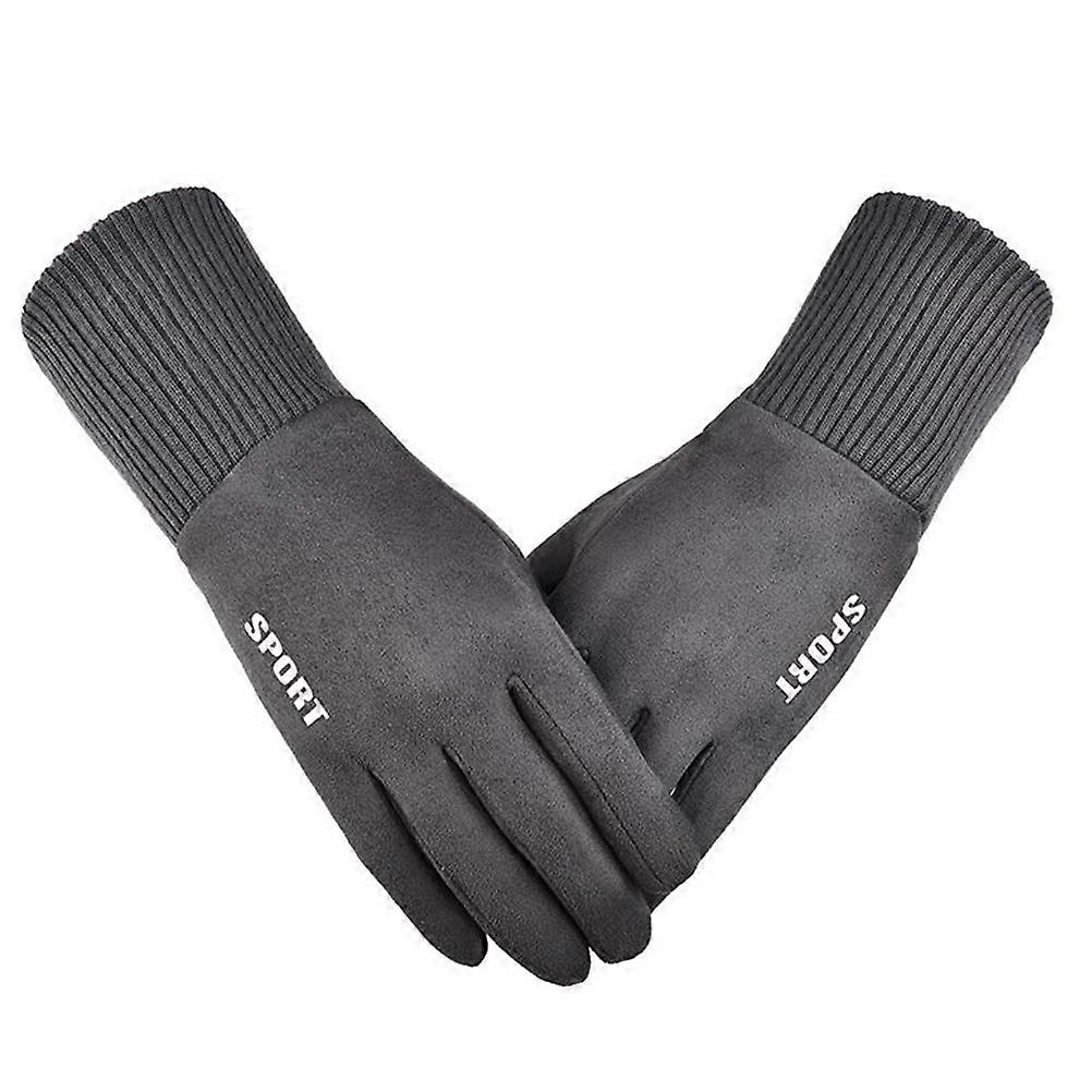 Gloves for Fishing Suede Gloves with Anti-Slip Function 2Pcs Outdoor Use