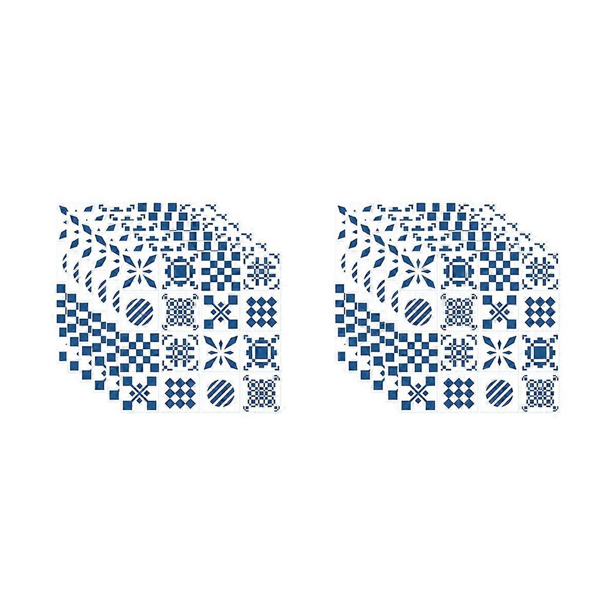 Bathroom Dormitory Dining Room Wall Floor Wall Sticker 2Set