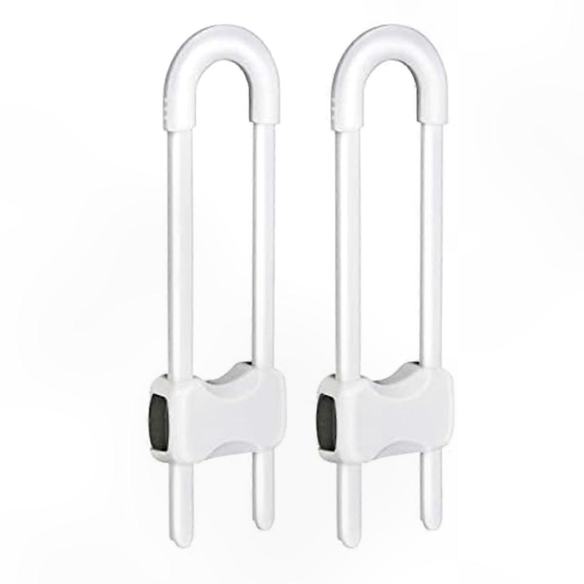 Cabinet Locks for Babies, U-Shaped Child Locks for Cabinets, Child Proof Cabinet Latches