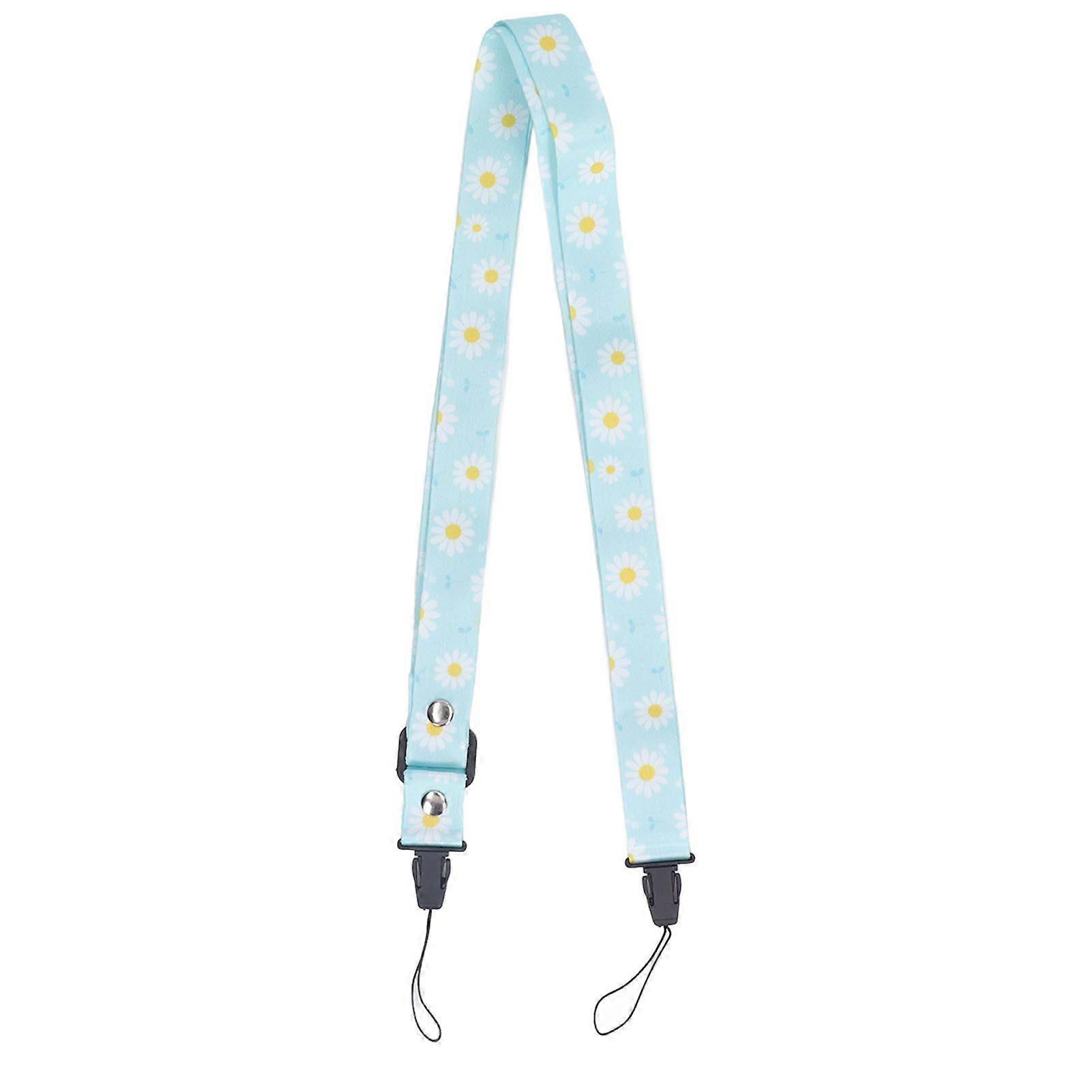 1.2m Camera Shoulder Strap Length Adjustable Multifunctional Stylish Printed Camera Belt for Instant Camera Mini12 11 8 Flower Pattern
