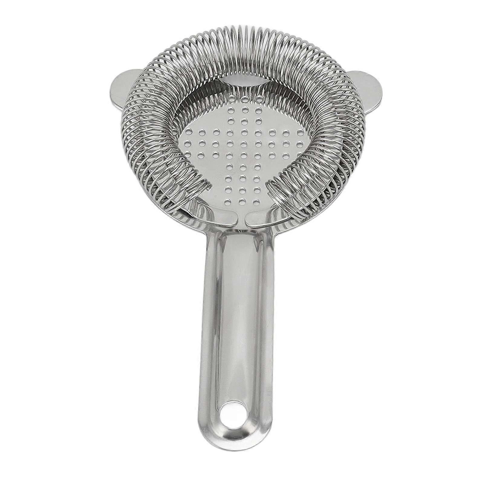 Bar Cocktail Strainer Fine Mesh Silver For Home Bar Mini Bars