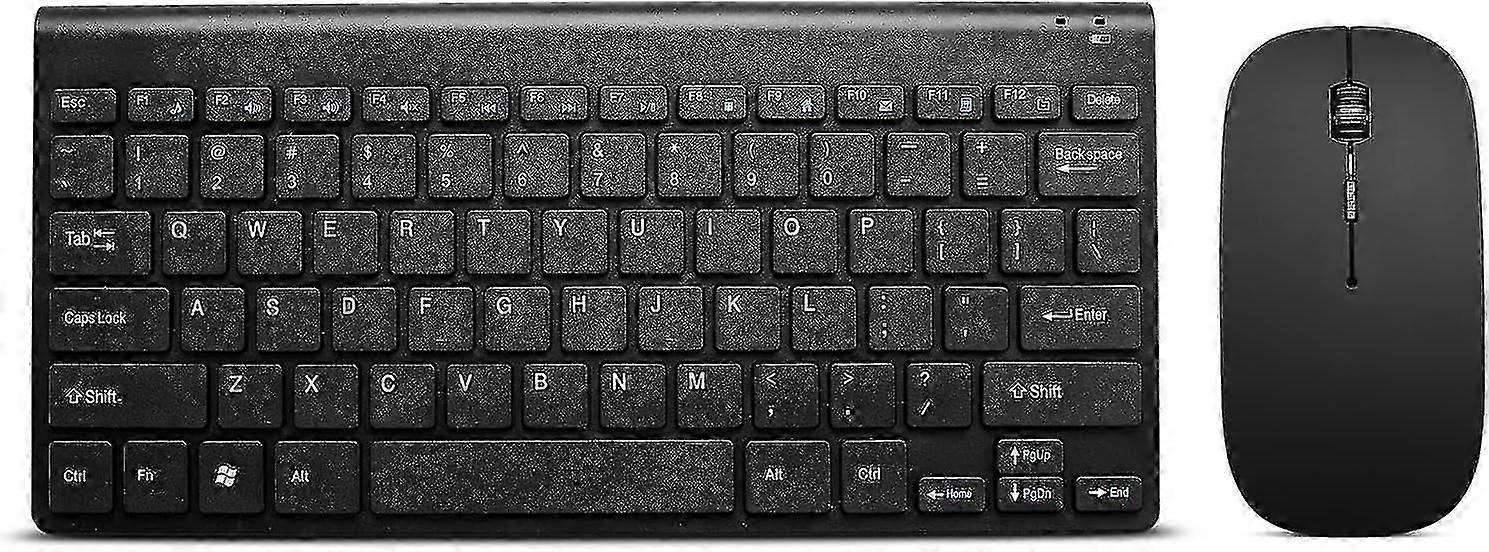Wireless Keyboard And Mouse Combo, Compact Quiet Wireless Keyboard And Mouse Set 2.4g Ultra-thin Sleek Design For Windows, Computer, Desktop, Pc