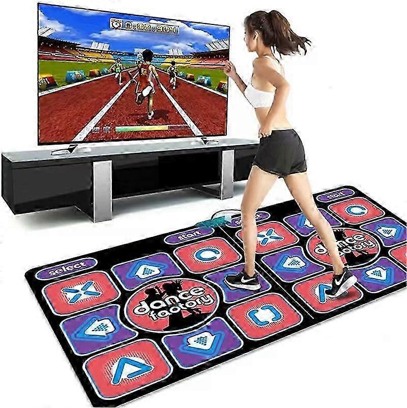 Double Dancing Mat Double User Wired Dance Mat Game Non-slip With 2 Remote 2025