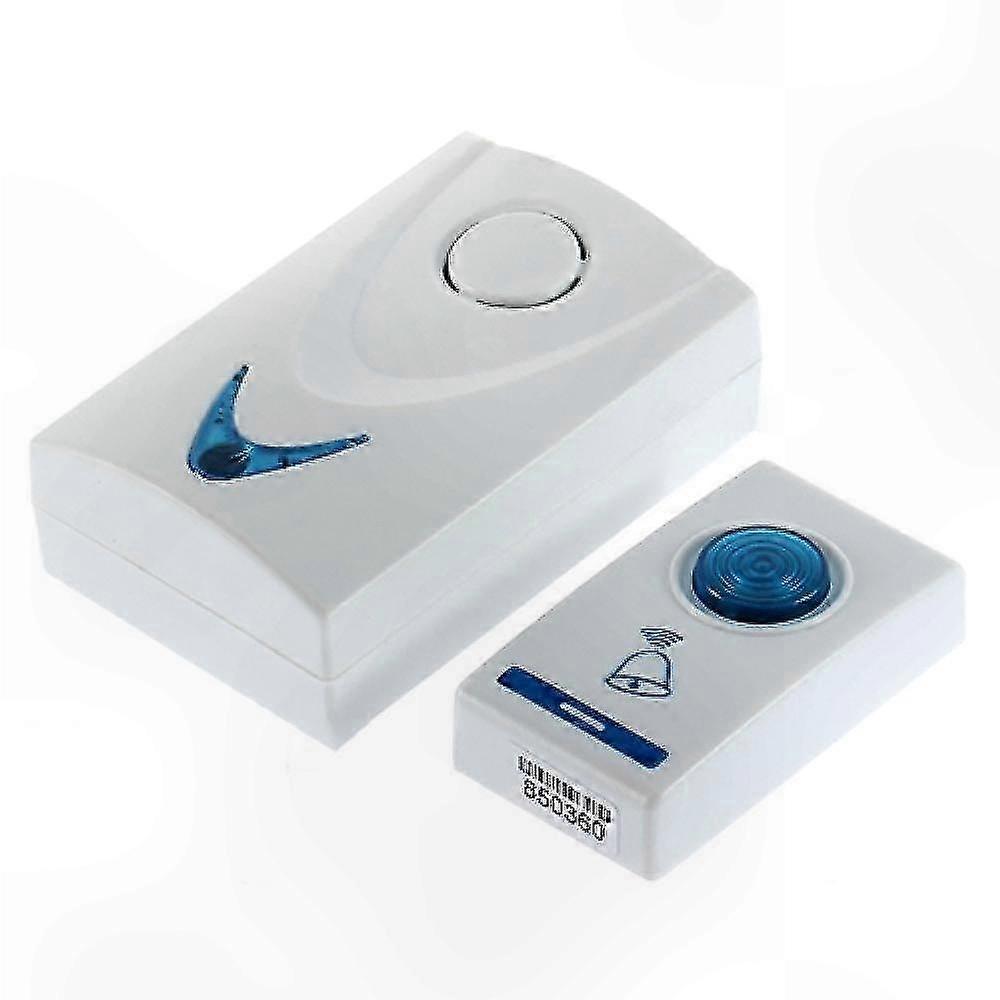 Long-Range Wireless Doorbell with 32 Chimes, LED Indicator, and Silent Alert Functionality