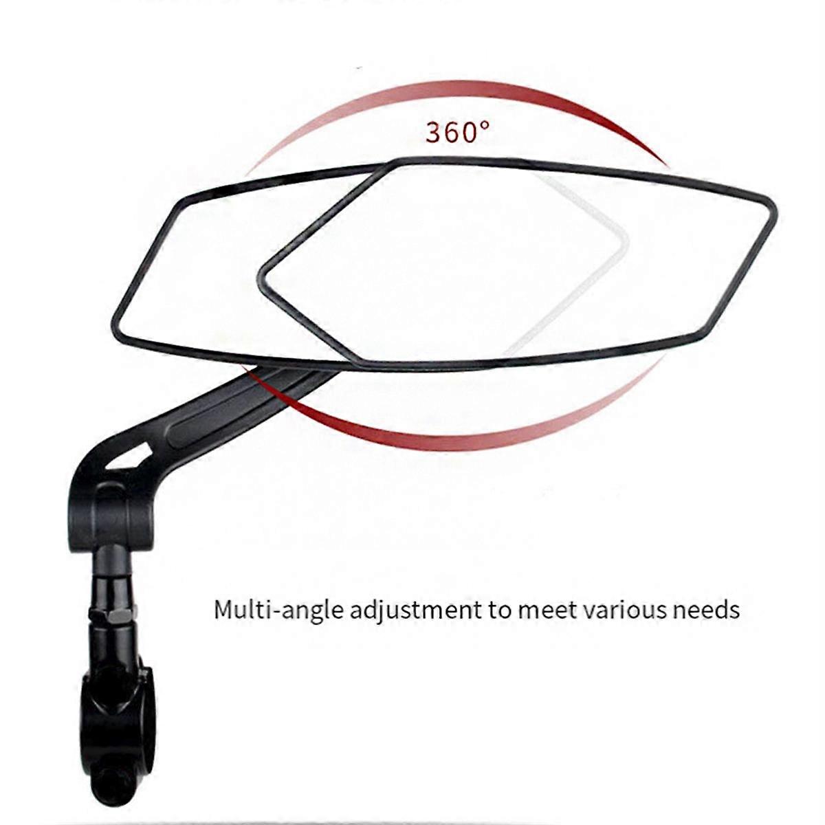 Bicycle Rearview Mirror Battery Car HD Flat Reflector