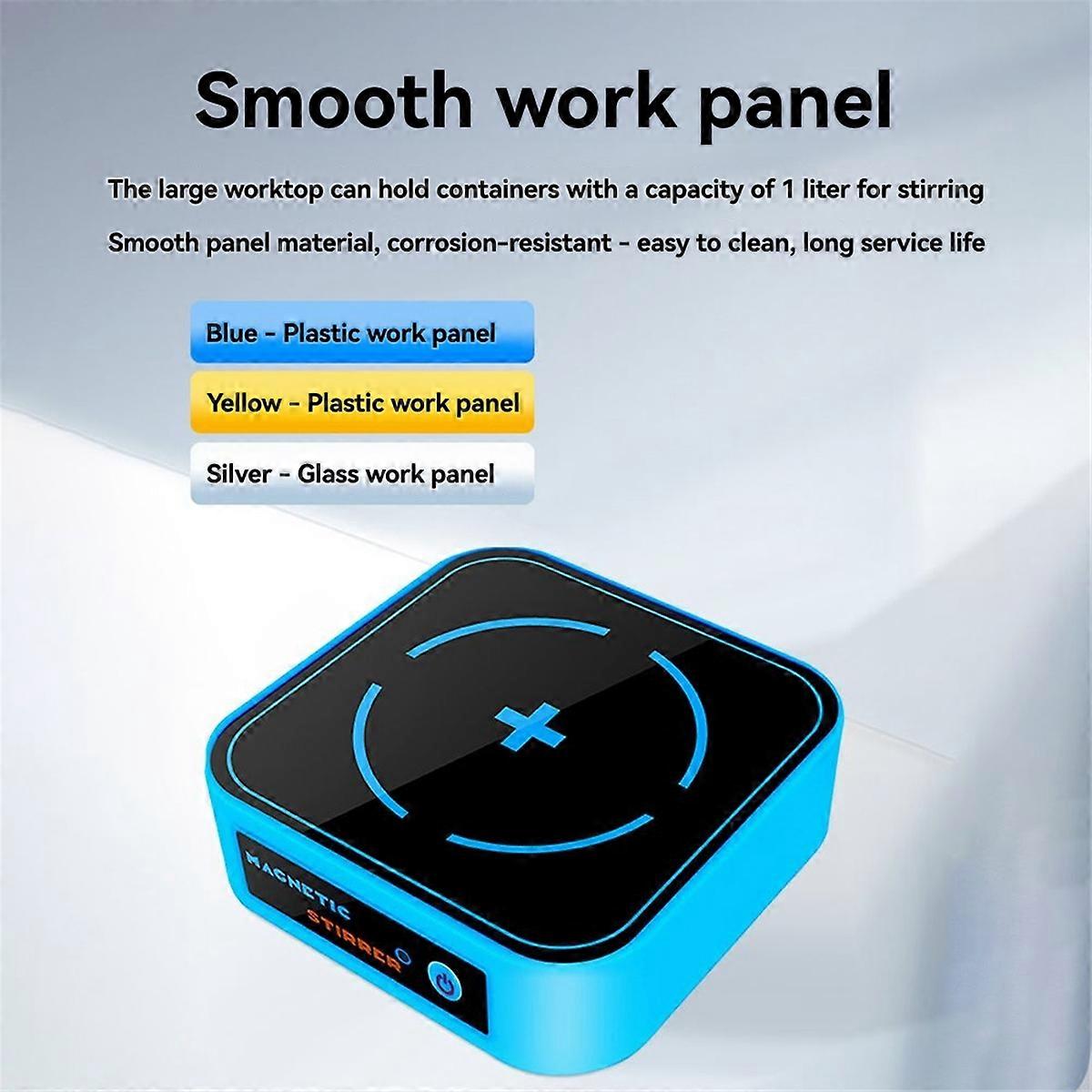 Magnetic Stirrer, Mini Magnetic Stir Plate with Stir Bars, 3000RPM Magnetic Stirrer Mixer Lab Stirre