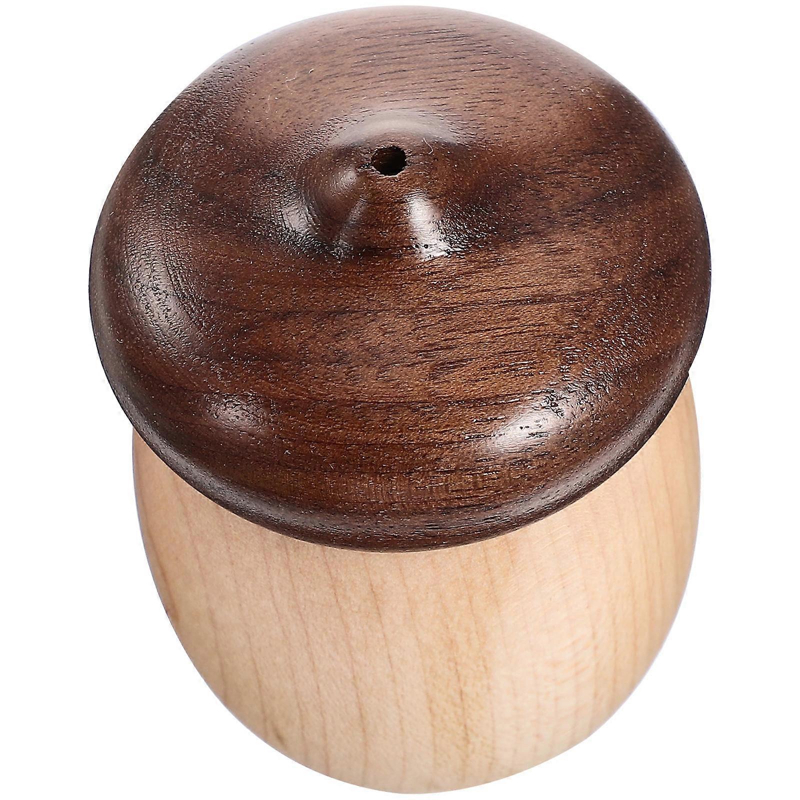 Delicate Pegwood Box Cotton Bud Holder for Storage Use 2Pcs Set