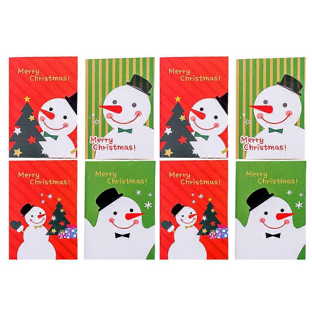 Cartoon Notebook with Christmas Theme for Writting Use 144Pcs Pocket Organizer