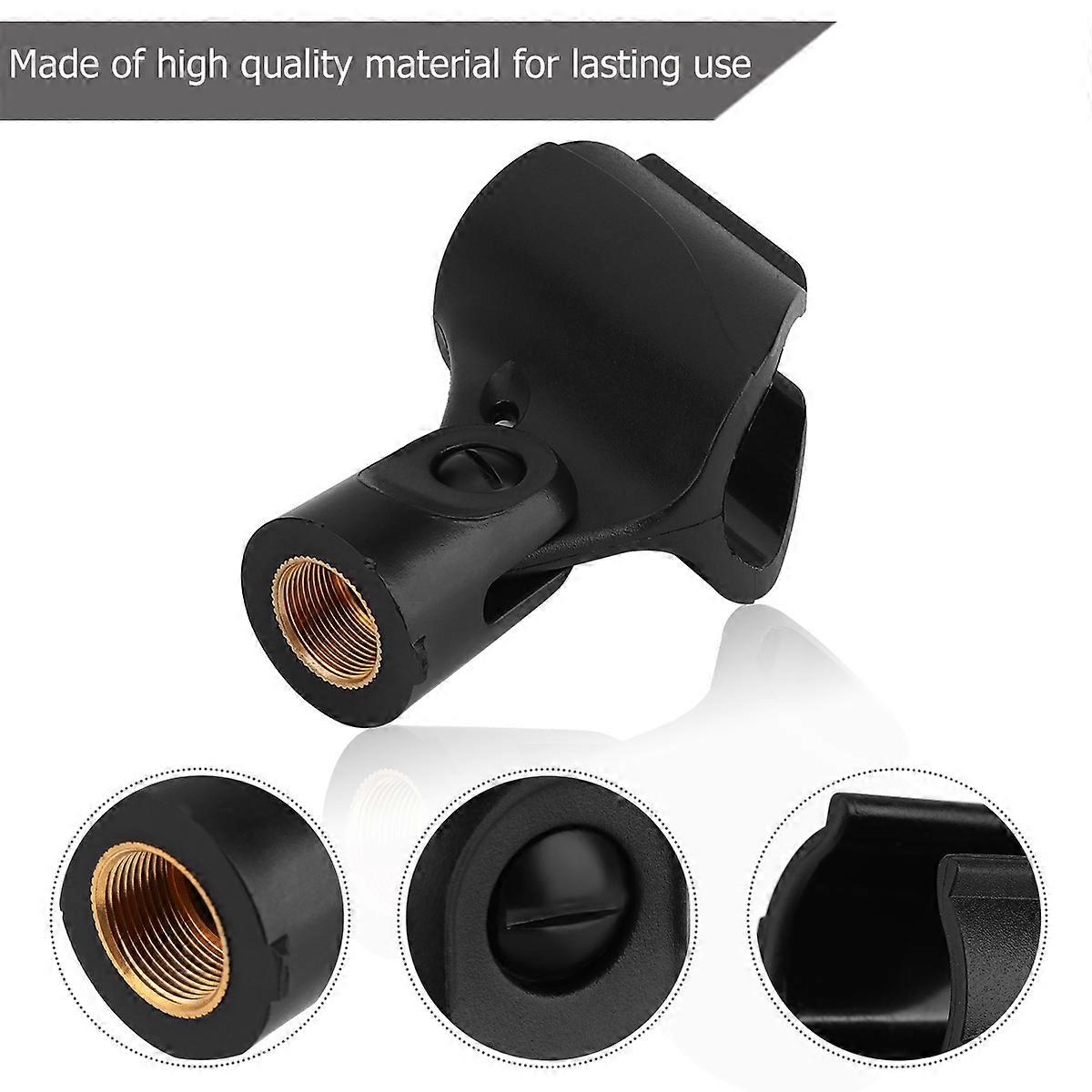 Adaptateur de support de microphone 5 pièces pour performances scéniques et diffusion avec fonction antichoc