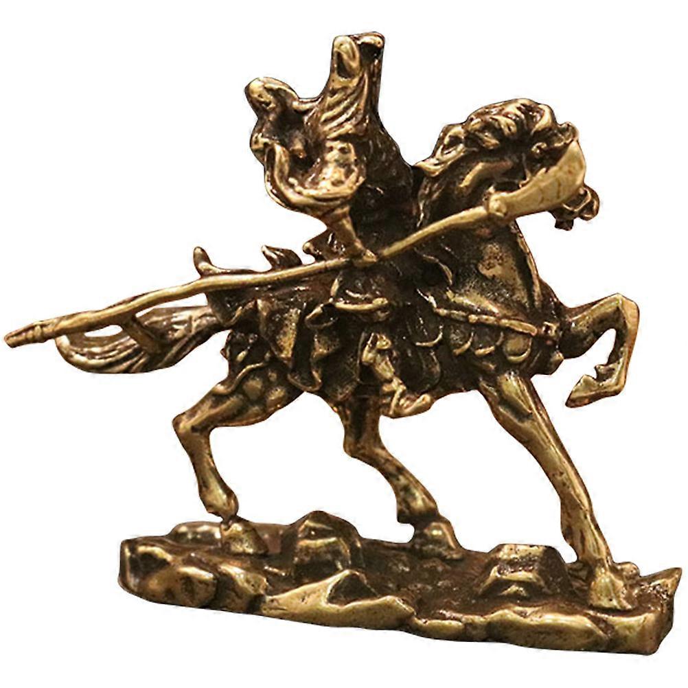 Artistic Design Riding Horse Shaped Decor For Office Space 3Pcs High-End Home Accessory