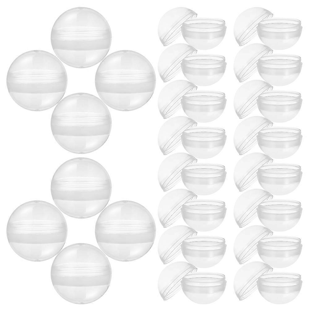 300 Pcs Round Clear Ball Capsules For Vending Machines Transparent Storage Suitable For Small Gifts Festival Atmosphere 5Cm