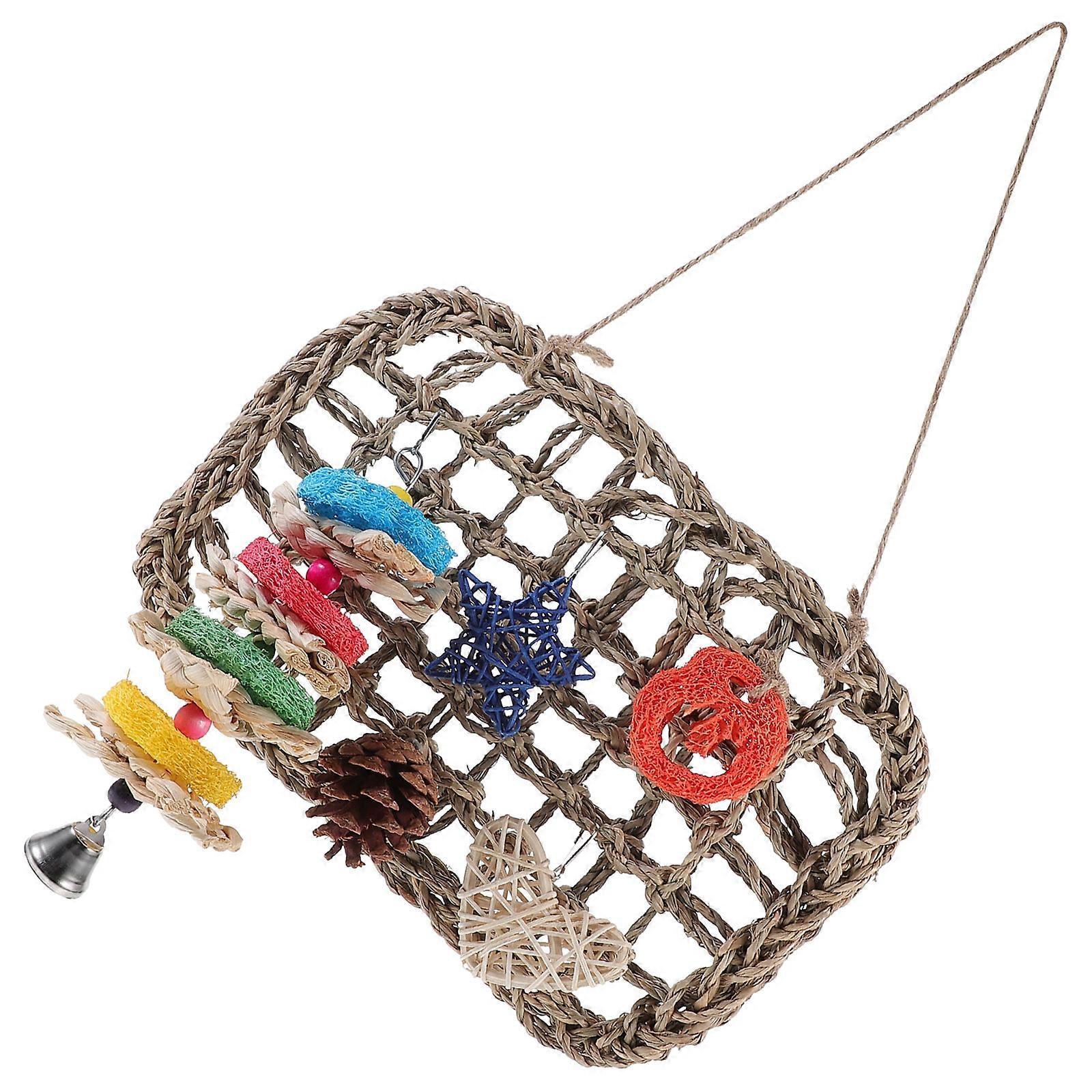 Pet Entertainment Accessory For Chinchillas And Hamsters Rectangular Design Safe Chew Toy 4Set