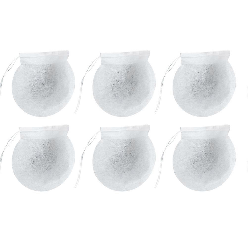 Empty Tea Bags Disposable Paper for Tea Use 200Pcs Round White