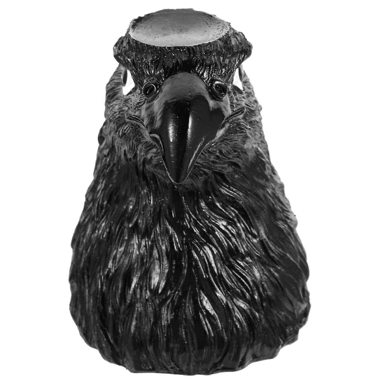 Crystal Ball Display Rack Resin Owl Statue Decorative Base 3Pcs