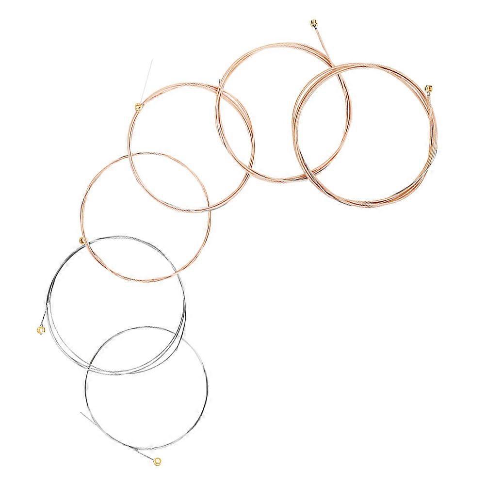 Metal Guitar Strings Folk Guitar Replacement Strings for 24Pcs Set