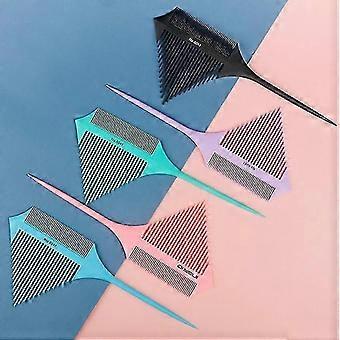 Hair Dyeing Comb Portable Double-sided Pointed Tail Triangle Pick Comb