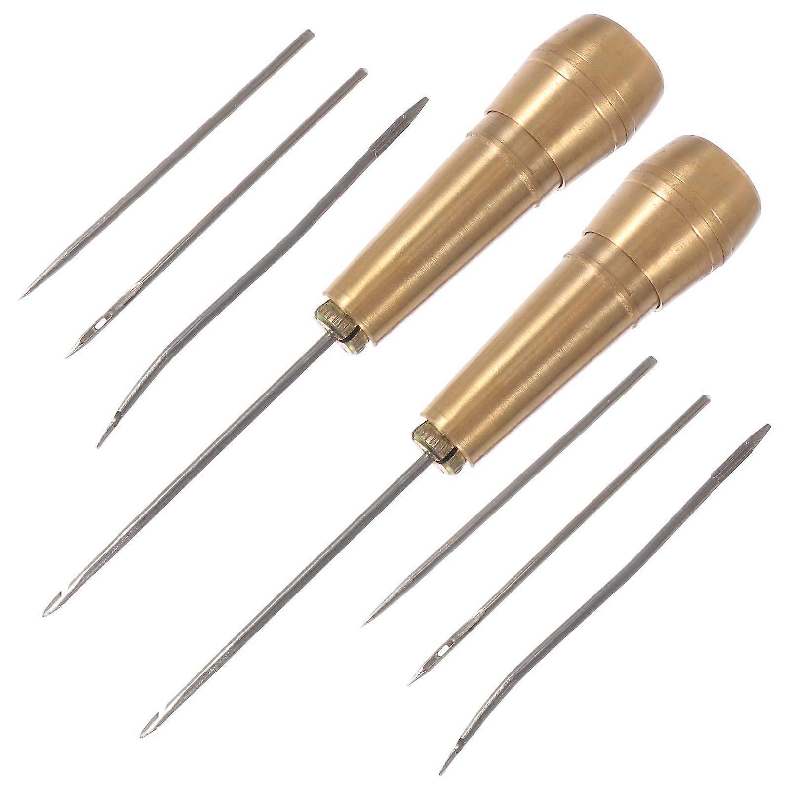 Sewing Tool Set Shoes Repair Tools Work Drilling Patchwork 2 Sets