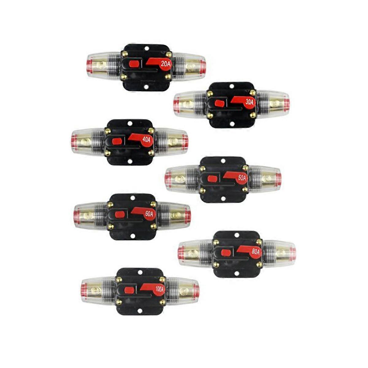 Reset Fuse Black Circuit Breaker with Kill Function 3 Pieces Pack