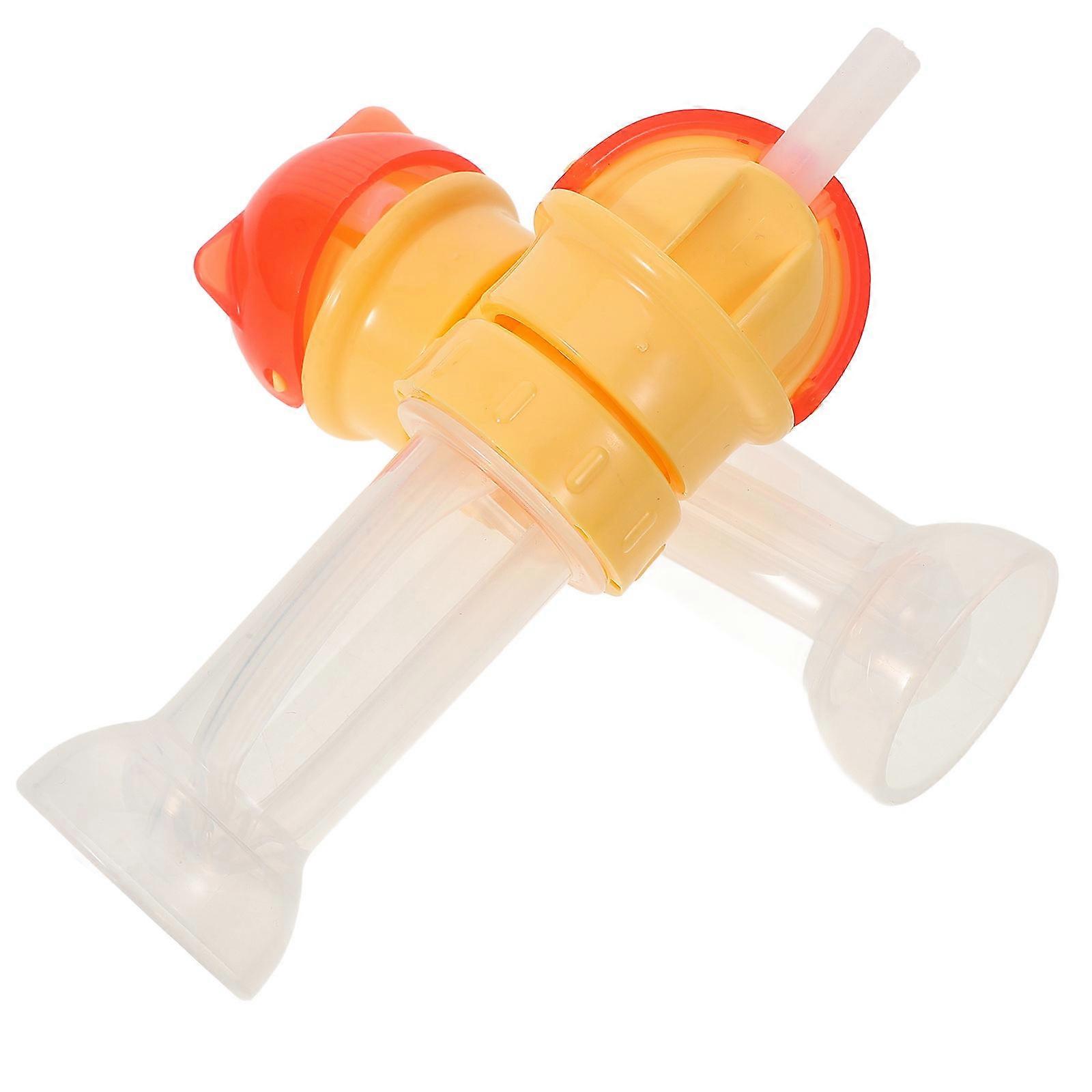 Water Bottle Straw Lid for Spill Proof Function 4Pcs Red Durable
