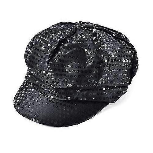 Novelty Unisex Adults 70s Sequin Cap