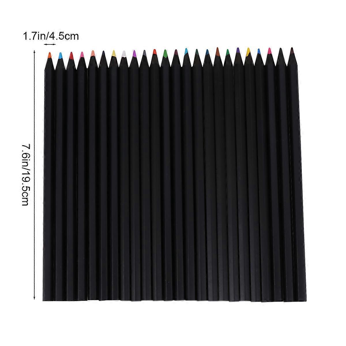 Art Coloring Color Pencil Set With Black Storage Box For Adults And Kids Suitable For Creative Art Projects 2 Sets
