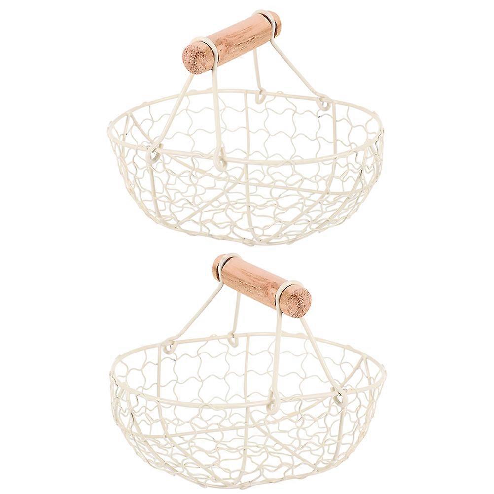 Household Fruit Basket Desktop Multi-Function Storage Holder 6Pcs