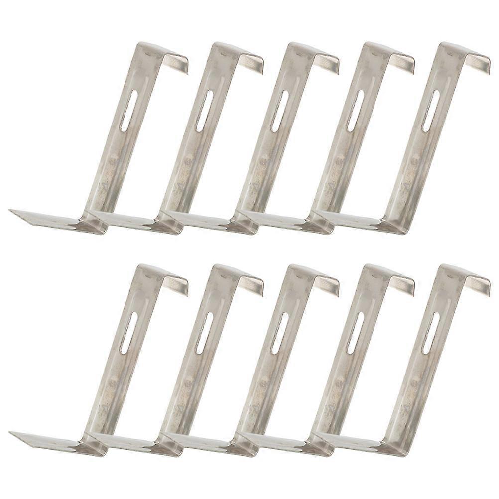 Tile Clip Hooks Non-Slip Roof Clips Metal Fixing Compact And Lightweight 10Pcs