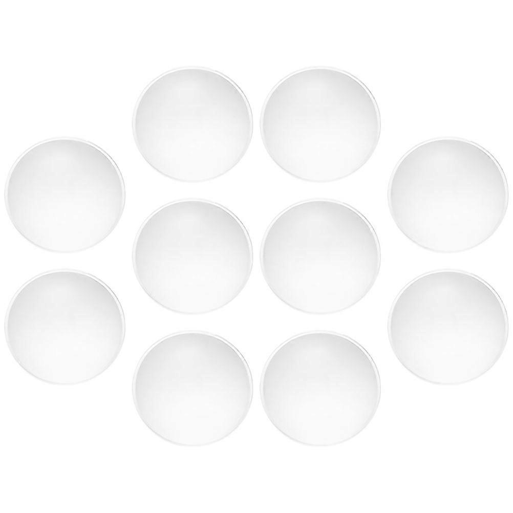 Magnification Lens 50 Pcs Transparent Acrylic Magnifier Accessories Suitable For Telescopes And General Use 7.5X7.5Cm Round Shape