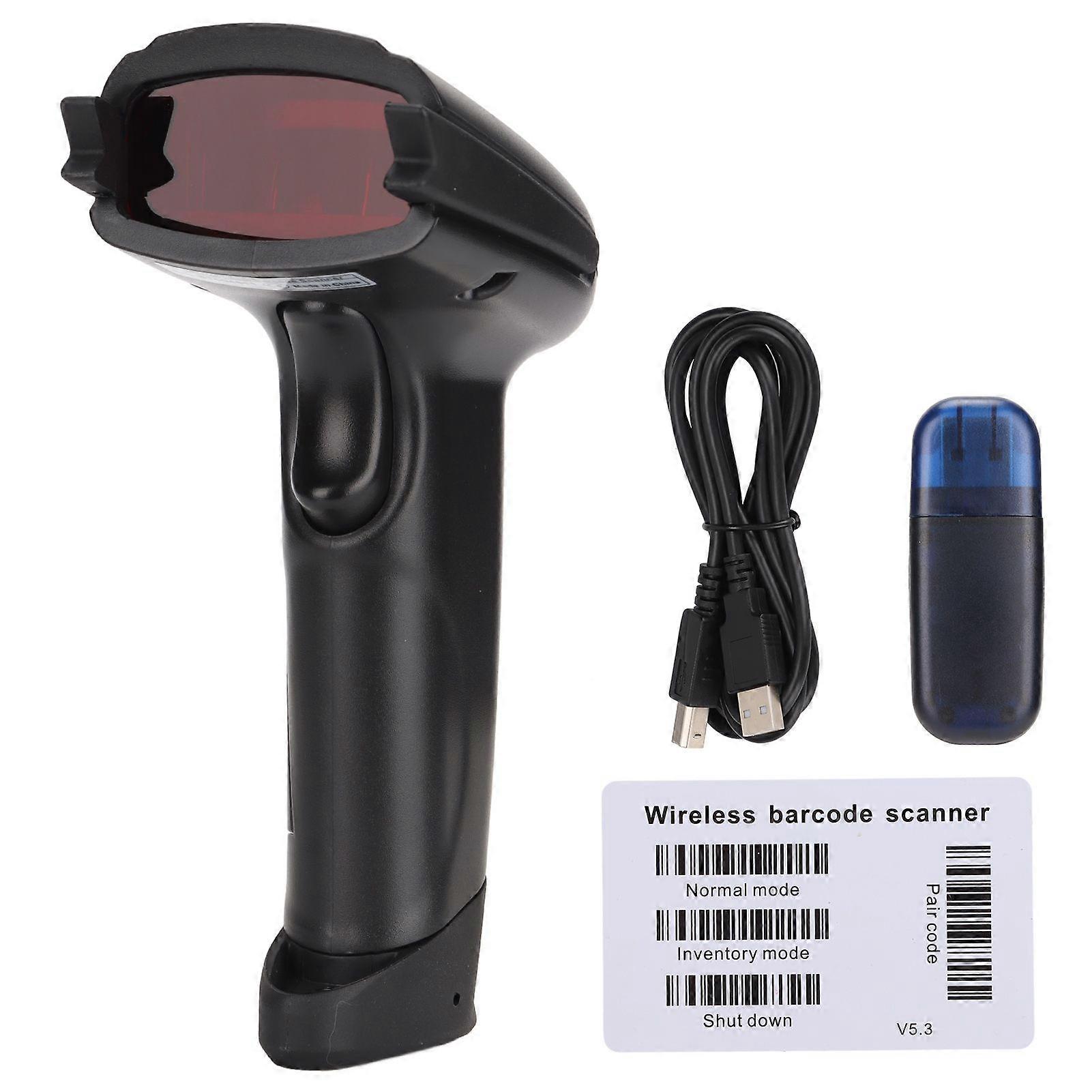 FG2106 Wireless Barcode Scanner Automatic Fast Scanning Handheld Bar Code Reader for Supermarket Hotel Bookstore