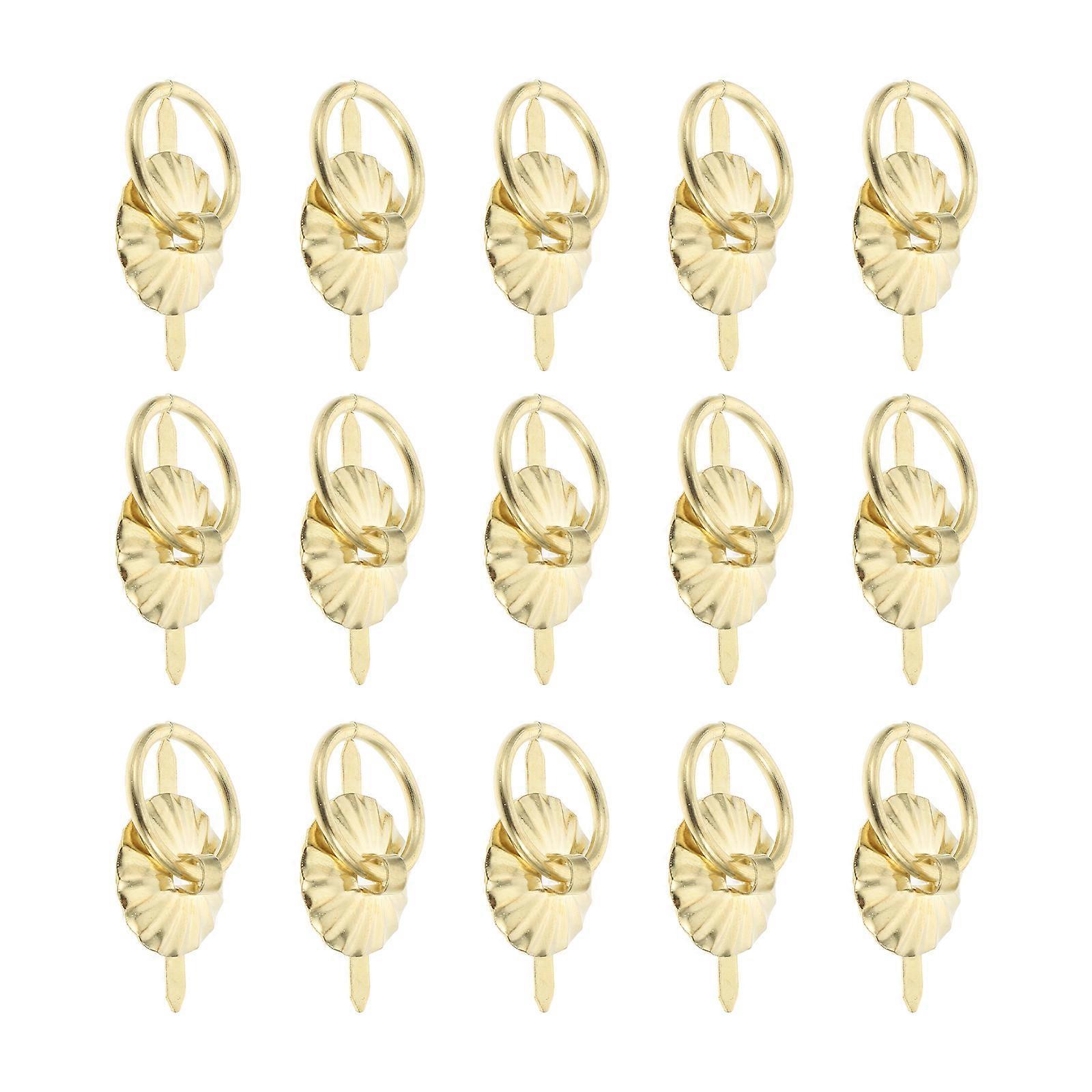 Jewelry Box Drawer Knobs Iron Pull Handle for DIY 60Pcs Kit