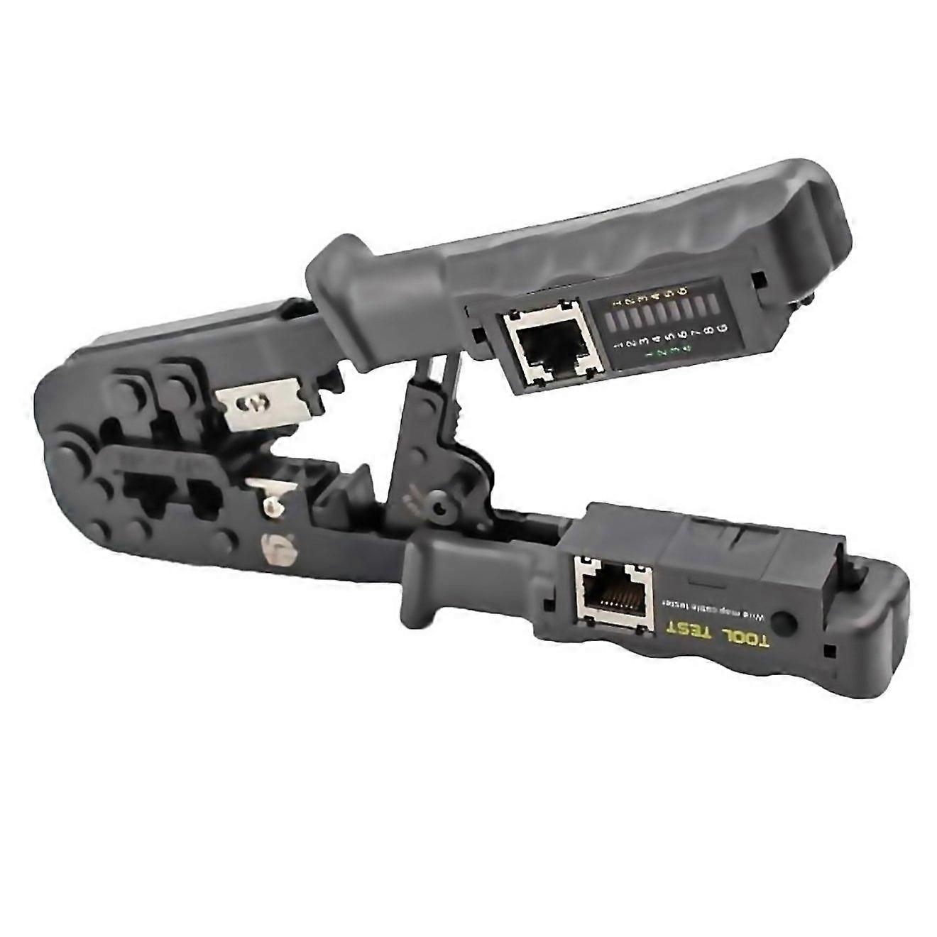 For Tln568cr Multifunctional Dualuse Network Telephone Crimping Tool With Tester Network Pliers
