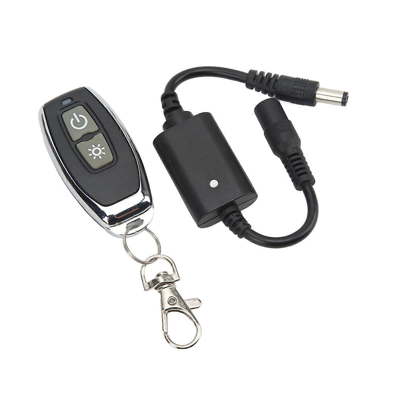 Remote Control Switch Compact Easy Wiring Learning Function Plastic Wireless Remote Switch DC3.5V12V