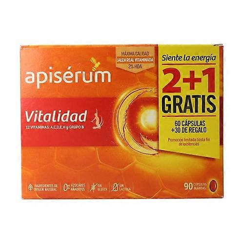 Apiserum Vitality Pack 3 months 60 capsules + 30 free